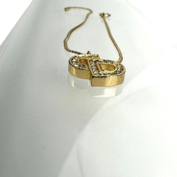 ❌SOLD❌ 💎 CHRISTIAN DIOR Crystal Dior Logo Bracelet - Picture 8 of 13